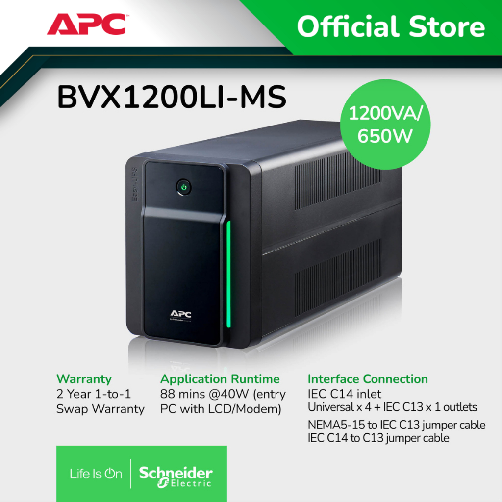 Jual Ups Apc Easy Ups Bvx Va W Bvx Li Ms Shopee Indonesia