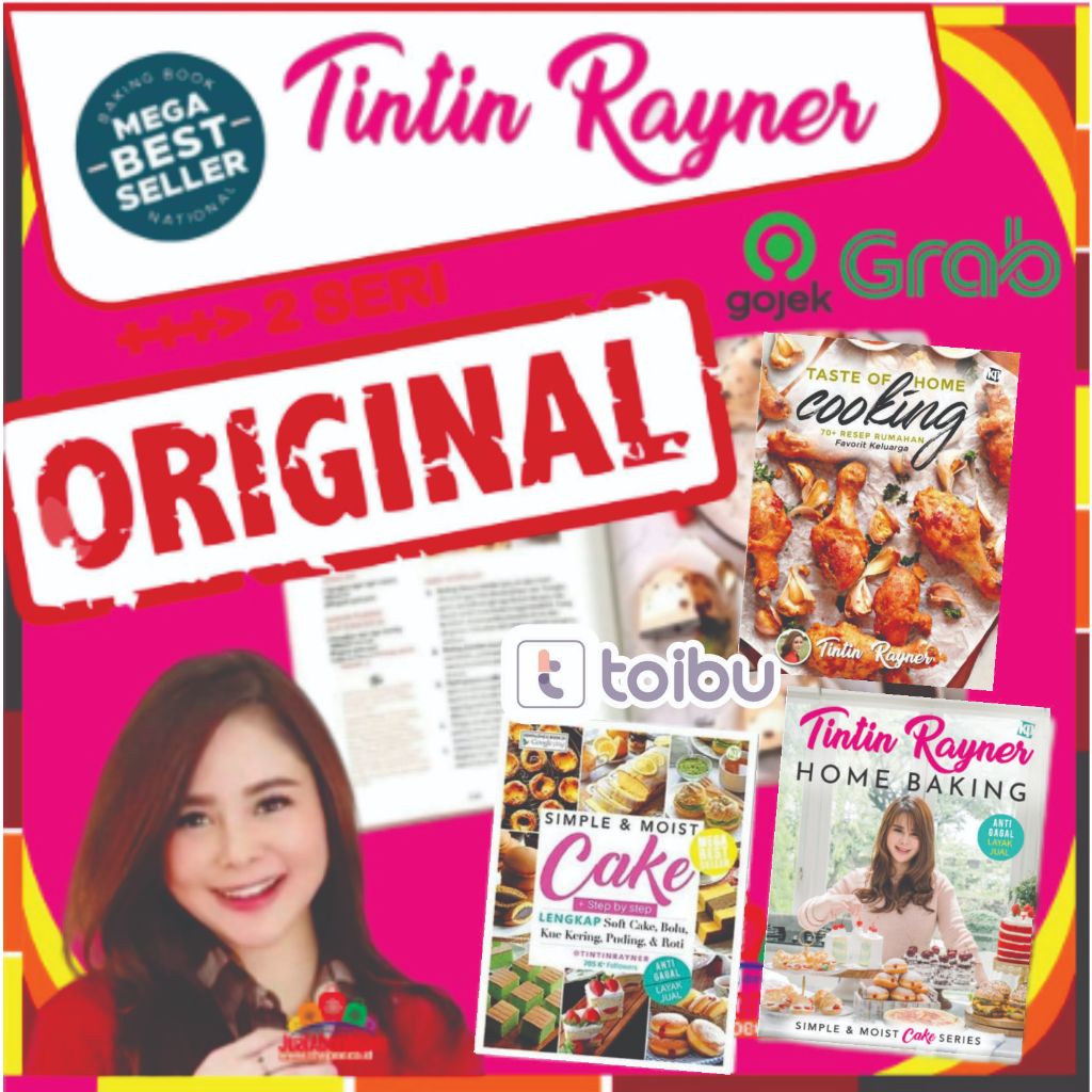 Jual BUKU TINTIN RAYNER Simple Moist Cake Home Baking Tintinrayner