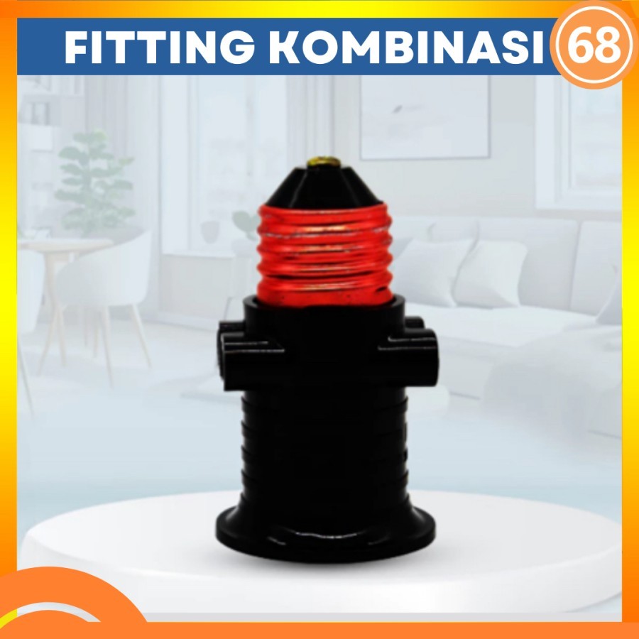 Jual Fitting Lampu Kombinasi Fitting Kombinasi E27 Mikawa SNI