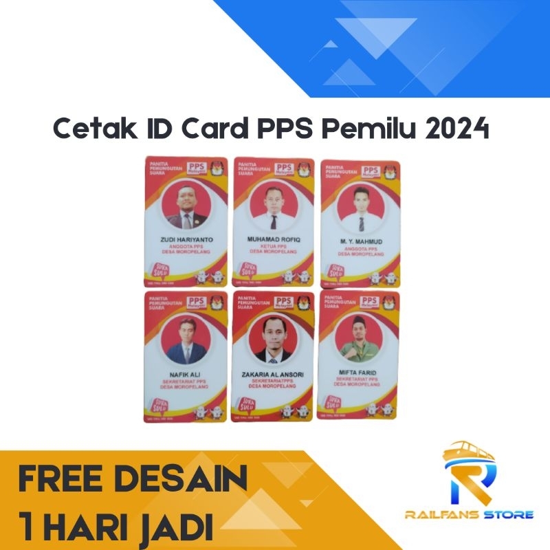 Jual Cetak ID Card PPS Pemilu 2024 Shopee Indonesia