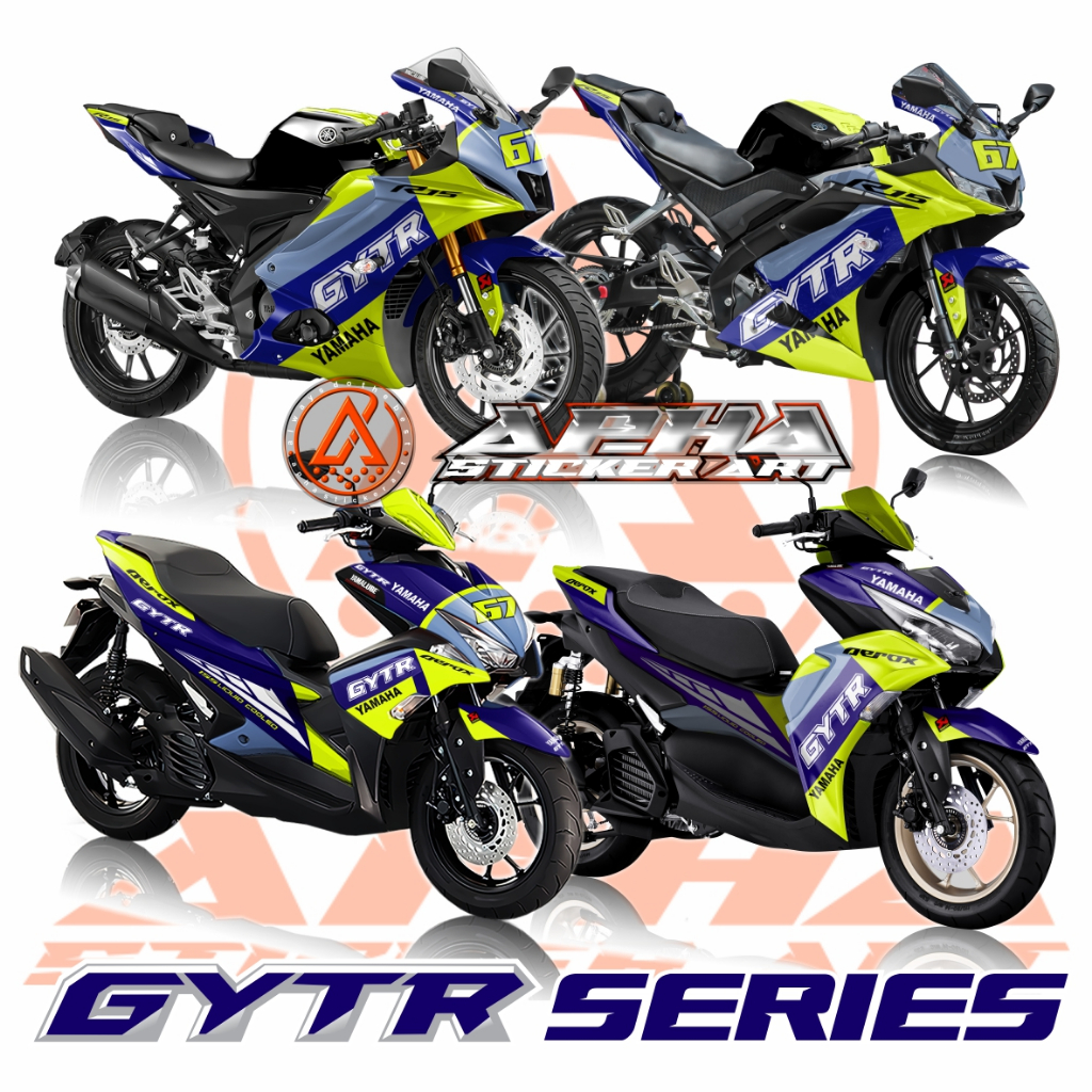 Jual Sticker Decal Yamaha Aerox New Aerox Old R V R V Tema