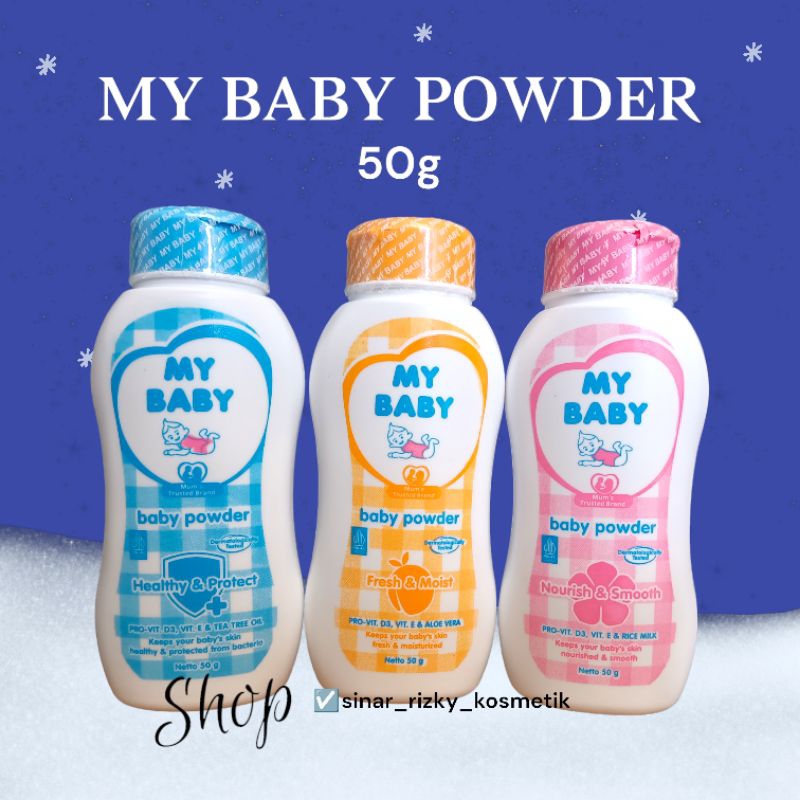 Jual Bedak My Baby Powder Gr Fresh Nourish Healty Shopee