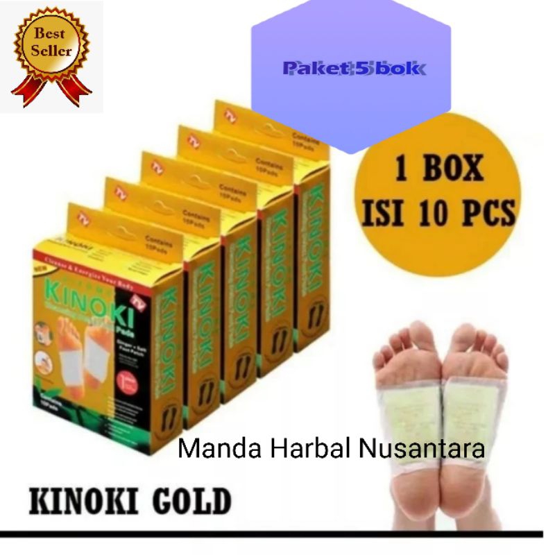 Jual Kinoki Gold Paket 5 Box 100 Original Koyo Kinoki Kaki Foot