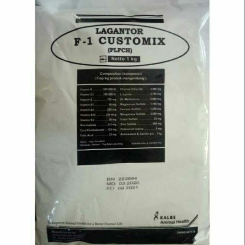 Jual Lagantor F Customix Kg Premix Penggemukan Sapi Kambing Domba