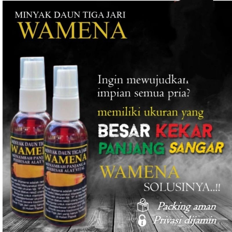 Jual New Minyak Wamena Asli Daun Tiga Jari Minyak Wamena Original