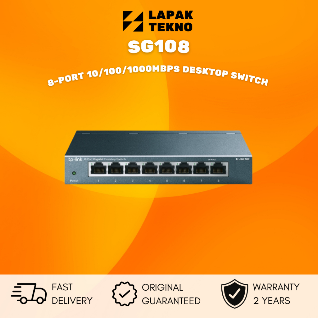 Jual TP LINK TL SG108 8 Port Gigabit Desktop Switch Shopee Indonesia