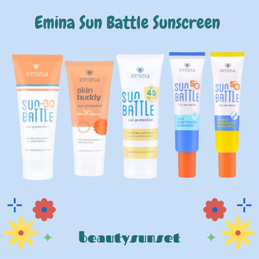 Jual New Emina Sunscreen Sun Battle Spf Pa Sun Battle Spf