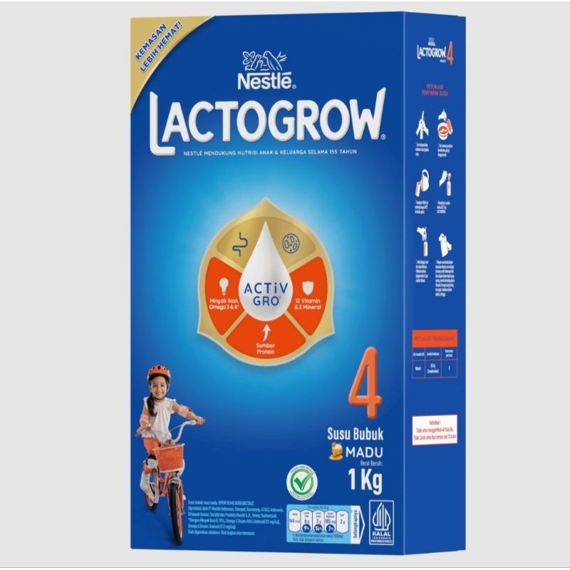 Jual Lactogrow Madu Vanila Kg Usia Tahun Keatas Gr Shopee