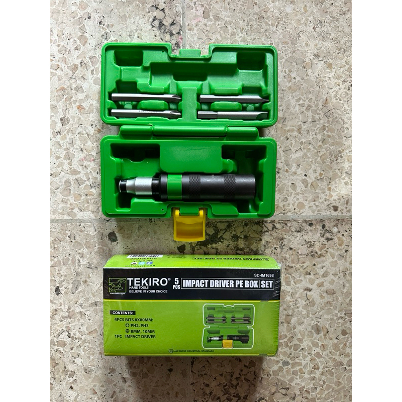 Jual Obeng Ketok Set Pcs Tekiro Impact Driver Set Tekiro Original