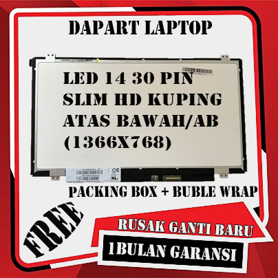 Jual Led Lcd Layar Slim Pin Laptop Asus X M X Ba A Ua