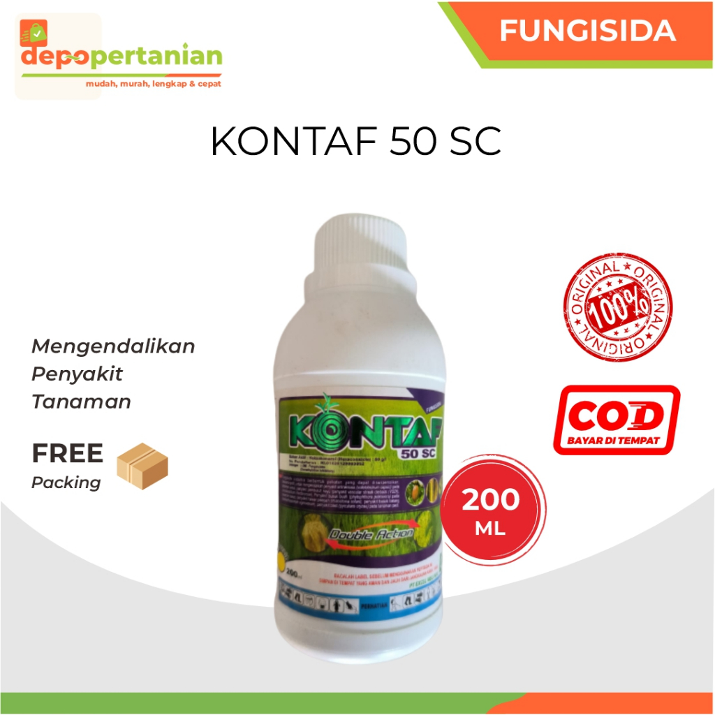 Jual Fungisida Kontaf 50 SC 200 Ml Heksakonazol Obat Penyakit Jamur