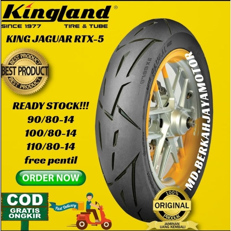 Jual Ban Tubeless Soft Compound Kingland Jaguar Rtx Ring