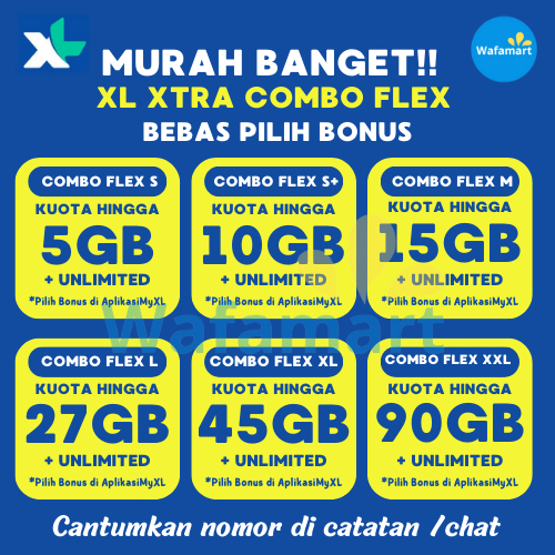 Jual Paket Data Kuota Xl Combo Flex Murah Shopee Indonesia