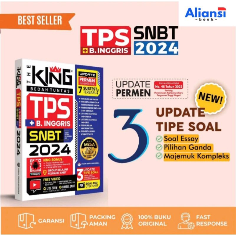 Jual Buku The King Bedah Tuntas Tps Snbt Shopee Indonesia