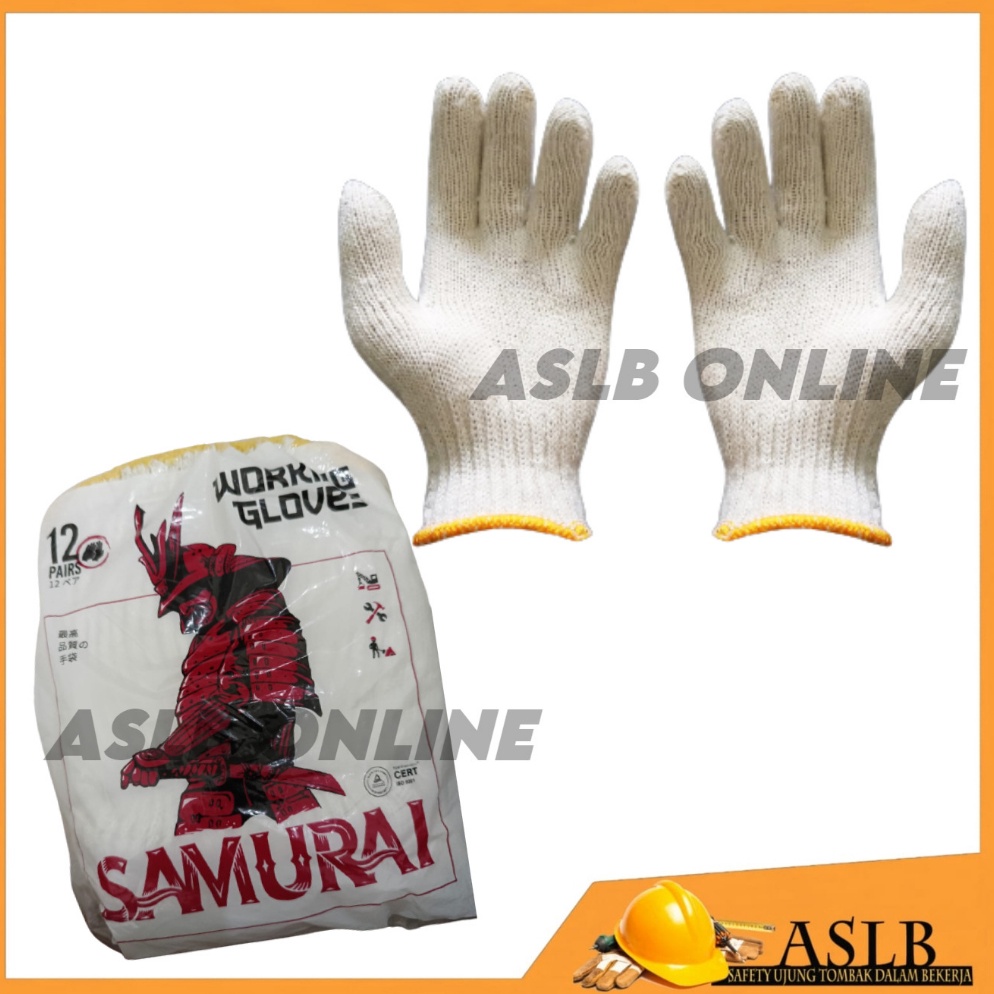 Jual Sarung Tangan Kain Katun Benang Rajut Samurai Benang Premium Art