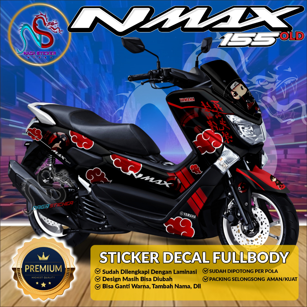 Jual Decal Sticker Full Body Yamaha Nmax Old Variasi Ns Uchiha