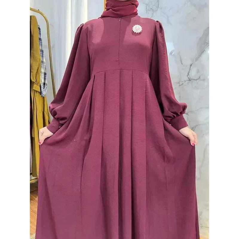 Jual Nikita Dress Gamis Chibi Tali Cringkle Airflow Premium Fashion