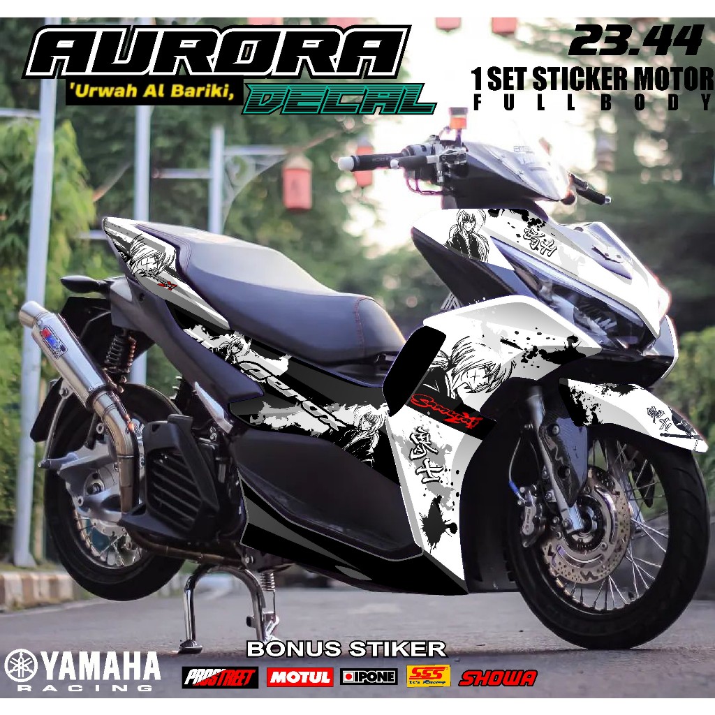 Jual Cod Decal Dekal Sticker Stiker Terbaru Aerox New Connected