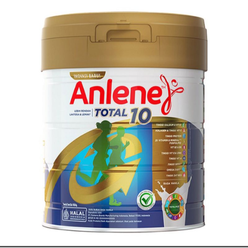 Jual Anlene Total Susu Bubuk Nutrisi Dewasa Vanila G Shopee