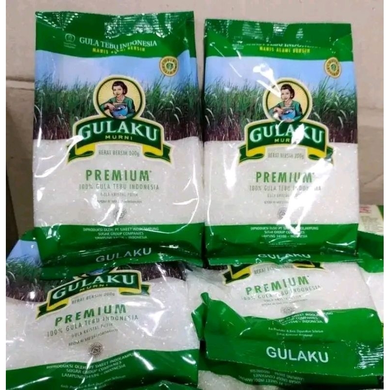 Jual GULA PASIR GULAKU PUTIH PREMIUM DAN KUNING KEMASAN 1 KG Shopee