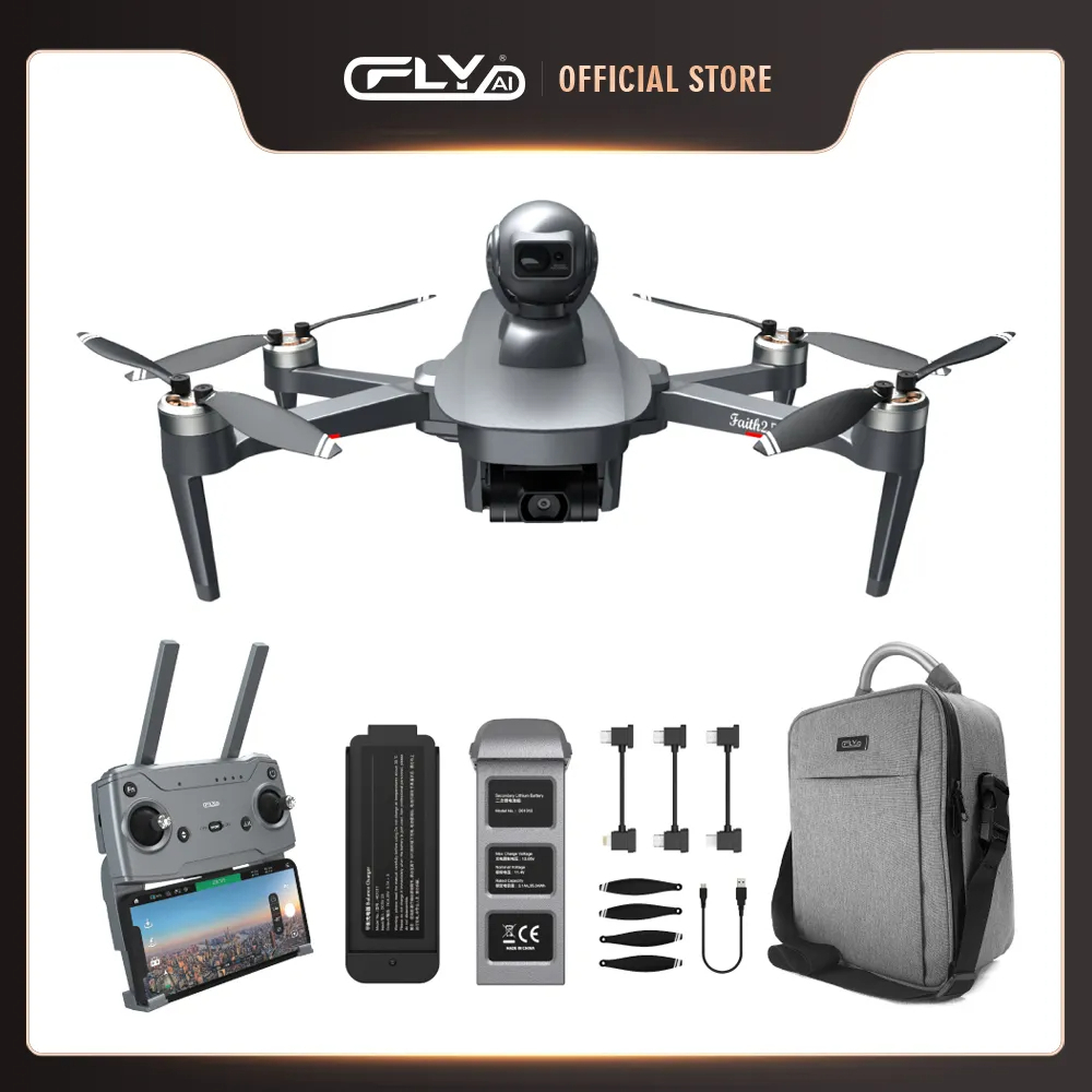 Jual C Fly Cfly Faith Pro Gps Km Wifi Fpv Drone With Axis Gimbal