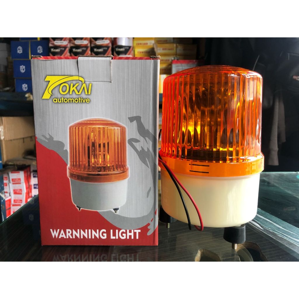 Jual Lampu Rotari Rotary Warning Light Lampu Darurat 5 Inch 24V Merk