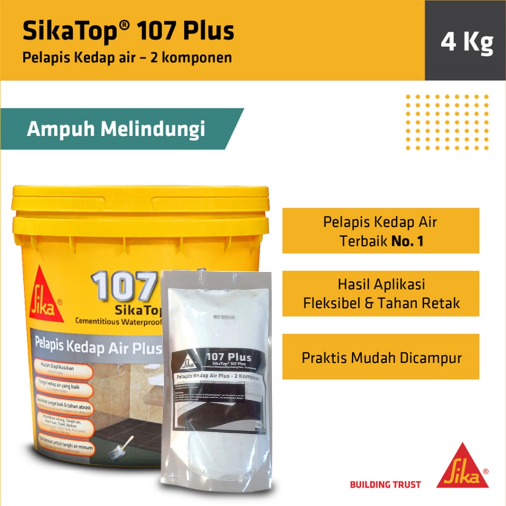 Jual Sika Sika Top Plus Komponen Ab Pelapis Anti Bocor Kedap Air