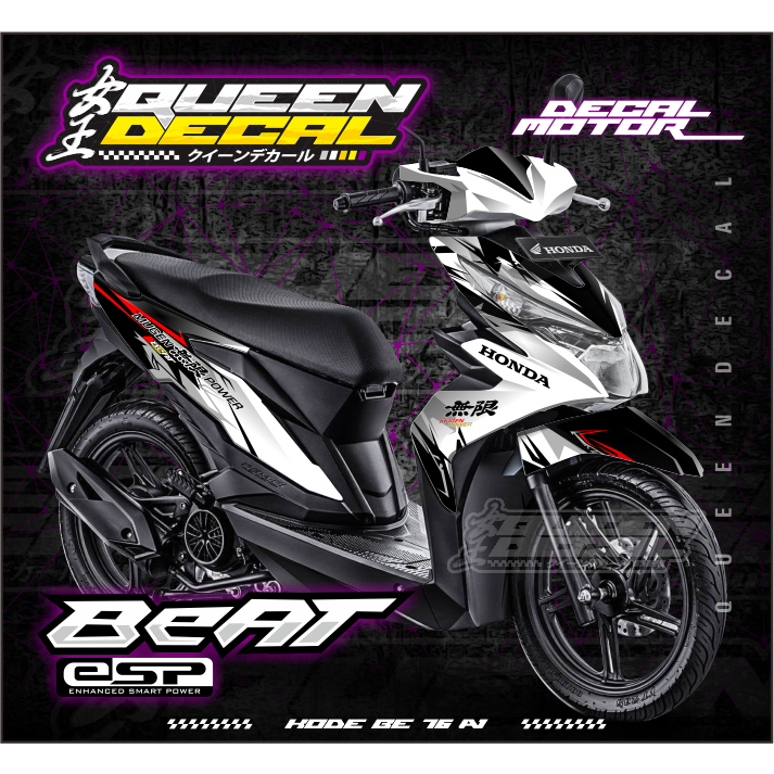 Jual STIKER DECAL BEAT ESP 2017 2019 Stiker Decal Motor BEAT ESP Full