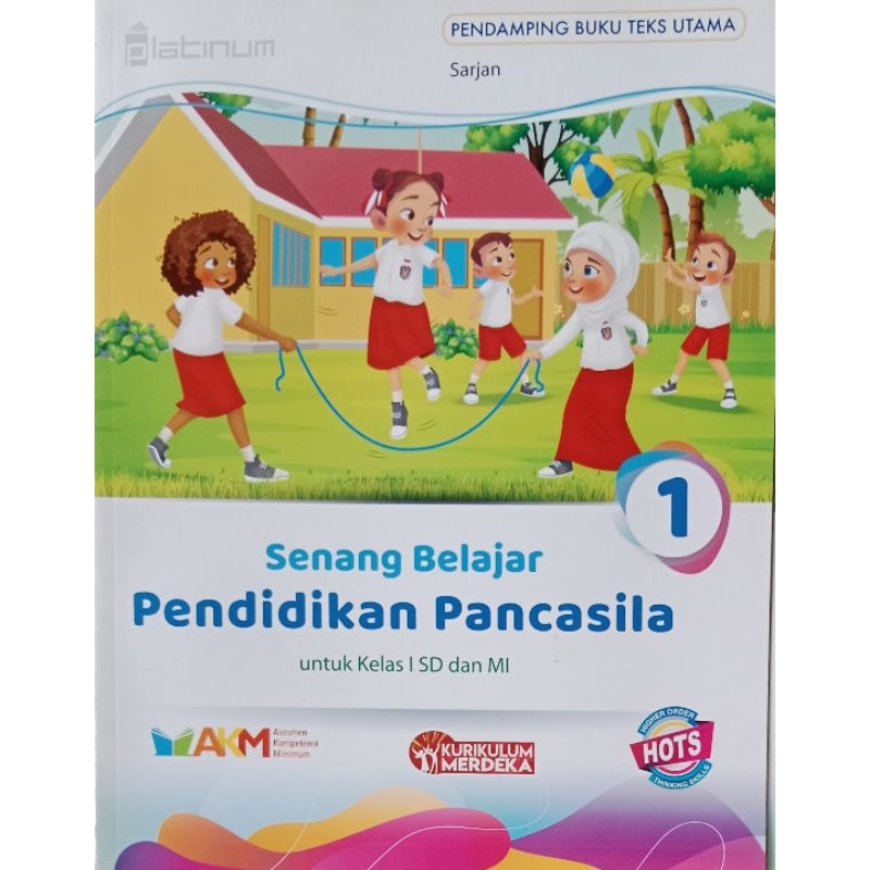 Jual BUKU PELAJARAN SD SENANG BELAJAR PENDIDIKAN PANCASILA KELAS 1245