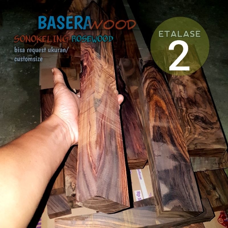 Jual Kayu Sonokeling Solid Ukuran Balok X X Bisa Customsize Request