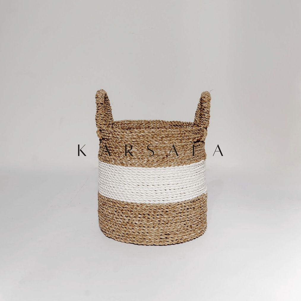 Jual ART H43D KARSALA Dako Basket 2 Keranjang Laundry Anyaman Seagrass