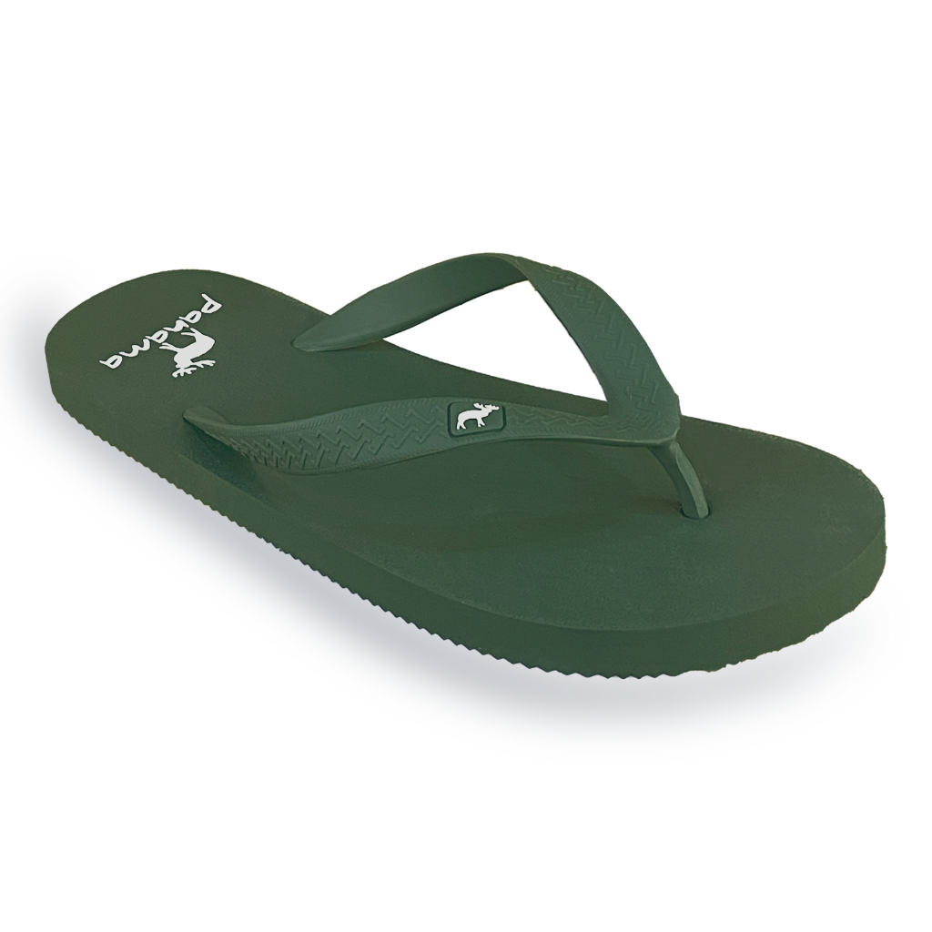 Jual Panama Basic Men MBN03 Green Army Sandal Jepit Pria Sendal Karet