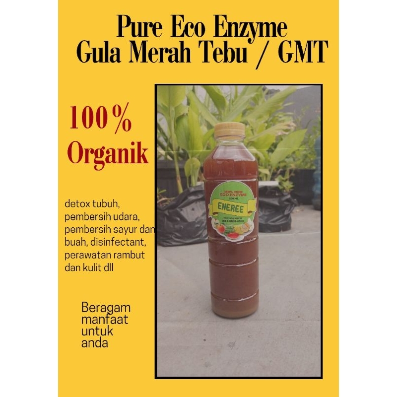 Jual Eneree Eco Enzyme Gula Merah Tebu GMT Asli 500ml 100 Organik