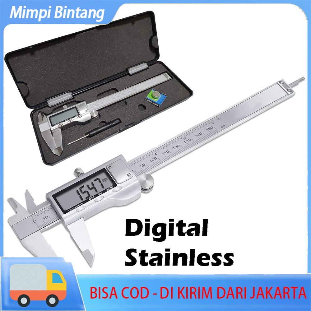 Jual Jangka Sorong Stainless Steel Digital Display Lcd Micrometer