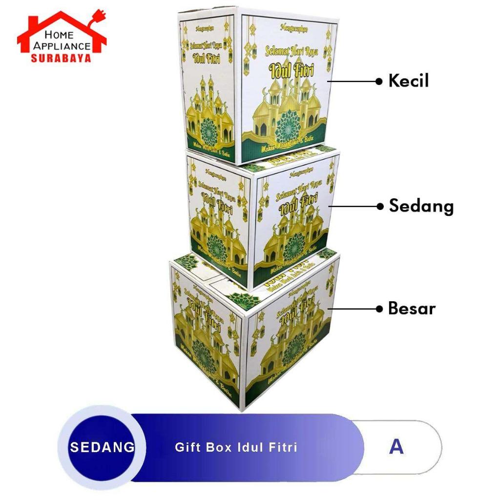 Jual Kardus Dus Box Sembako Parcel Lebaran Motif Idul Fitri Batik