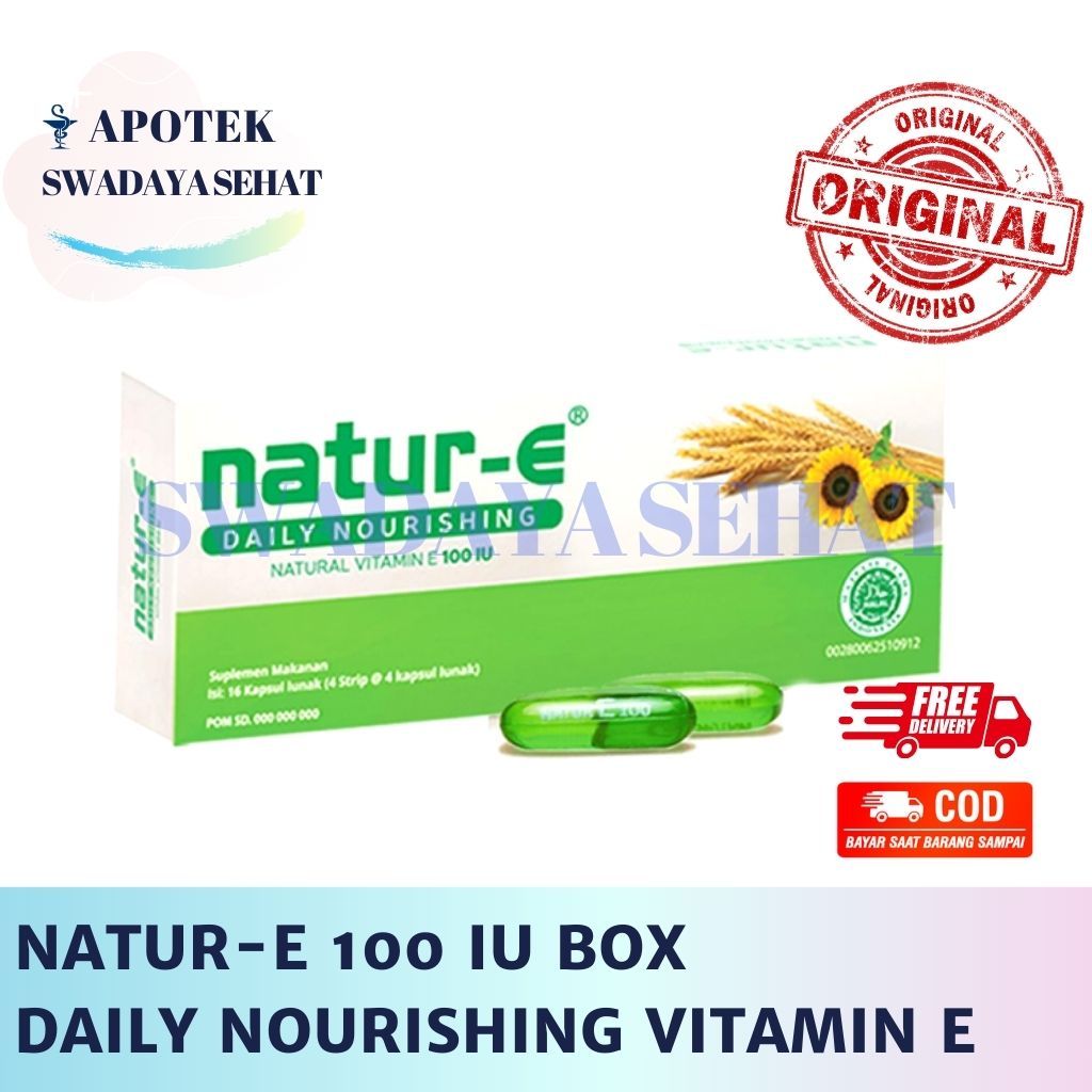 Jual Natur E Iu Daily Nourishing Box Isi Kapsul Vitamin E Isi