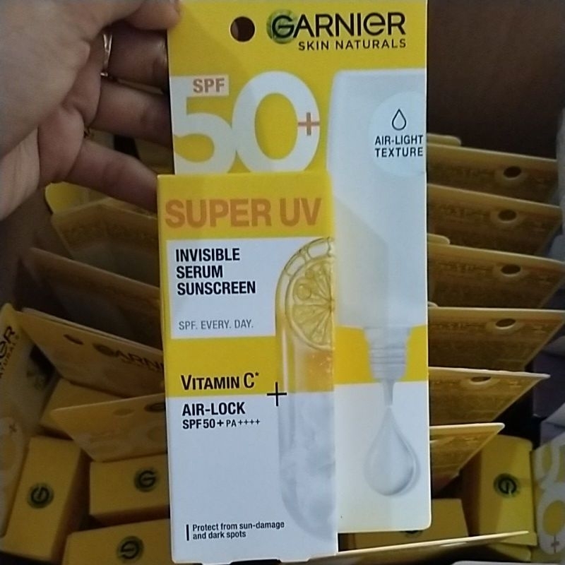 Jual Garnier Super Uv Invisible Serum Sunscreen Vitamin C Spf Pa