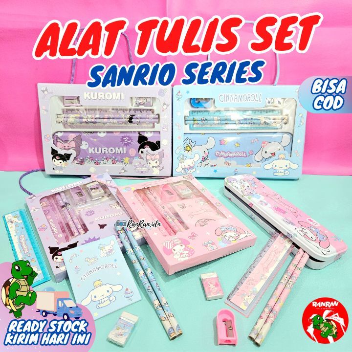 Jual Stationery Mini Set Alat Tulis Sekolah Karakter Sanrio Alat Tulis