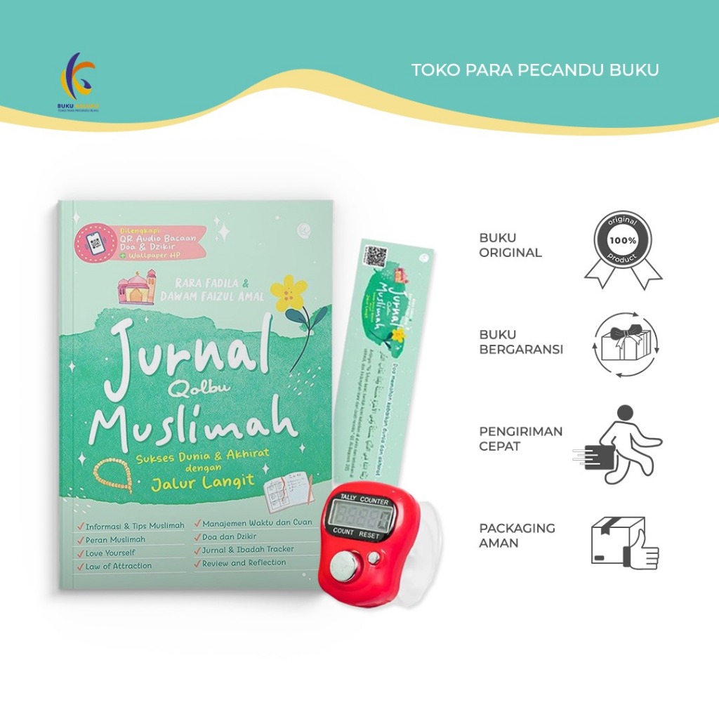 Jual Buku Jurnal Qolbu Muslimah Sukses Dunia Akhirat Dengan Jalur