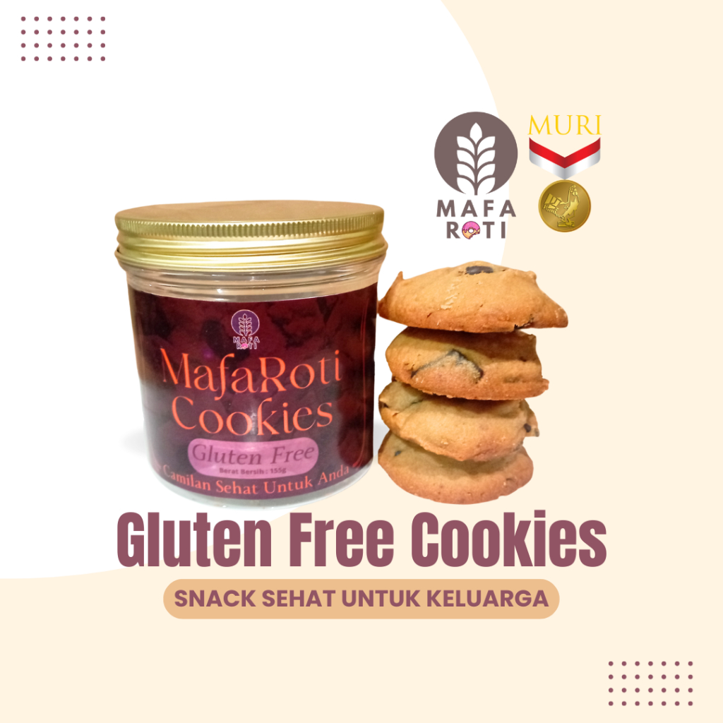 Jual Gluten Free Cookies Snack Cemilan Sehat By Mafa Roti Gr