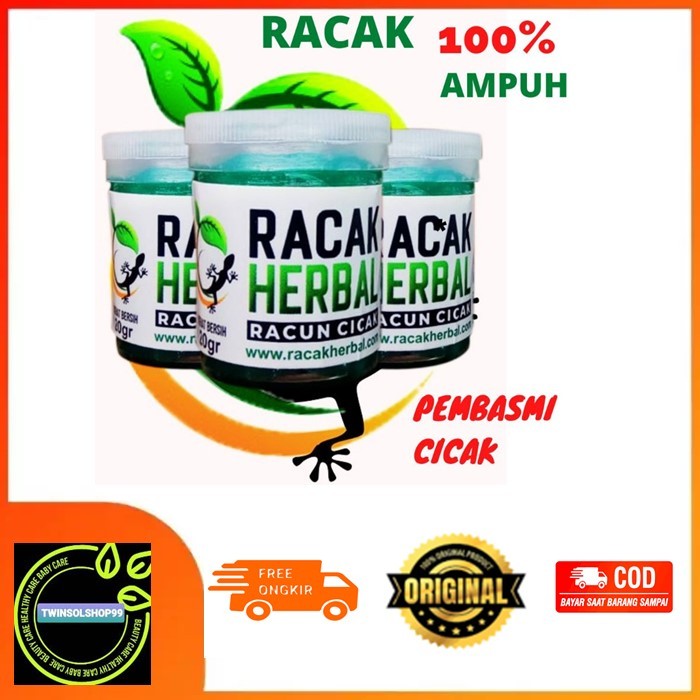 Jual Racun Cicak Racak Herbal Dijamin Original Gr Shopee