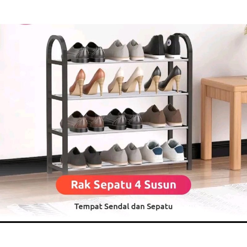 Jual Rak Susun Sepatu Tingkat Amazing Shoes Rack Shopee Indonesia