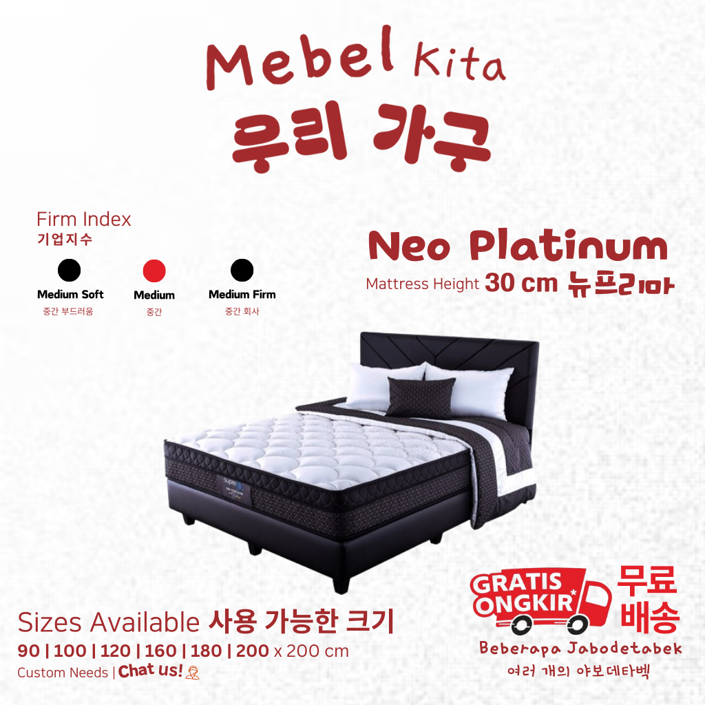 Jual Kasur Springbed X Neo Platinum Comforta Neo Collection