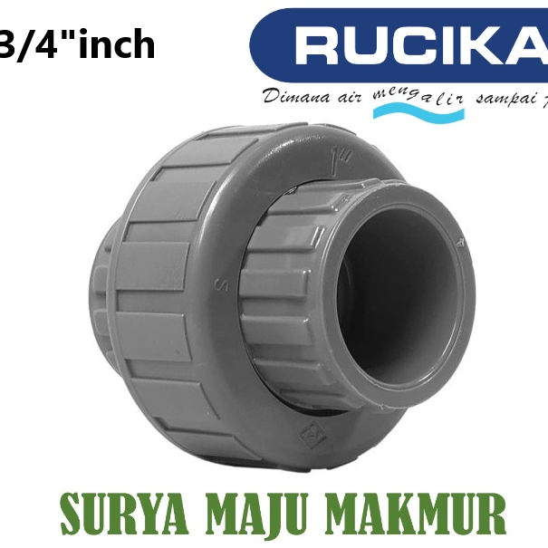 Jual Water Mur Moor Polos Inch Rucika Watermur Union Socket Aw Pvc