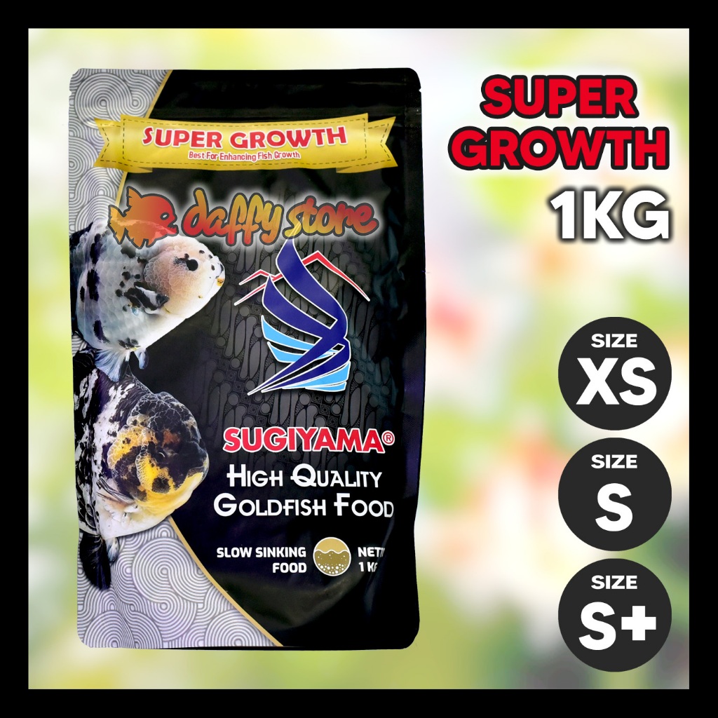 Jual Pelet SUGIYAMA Super Growth 1KG Pakan Koki Supergrowth Sinking