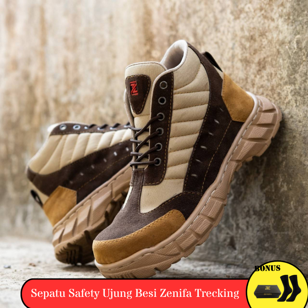 Jual Zenifa Sepatu Boots Tracking Pria Septy Sefty Outdoor Premium