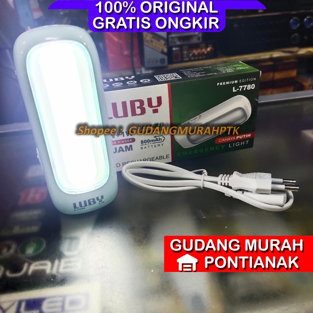 Jual Lampu Darurat Luby Emergency Daya Tahan Tinggi Tahan Hingga Jam