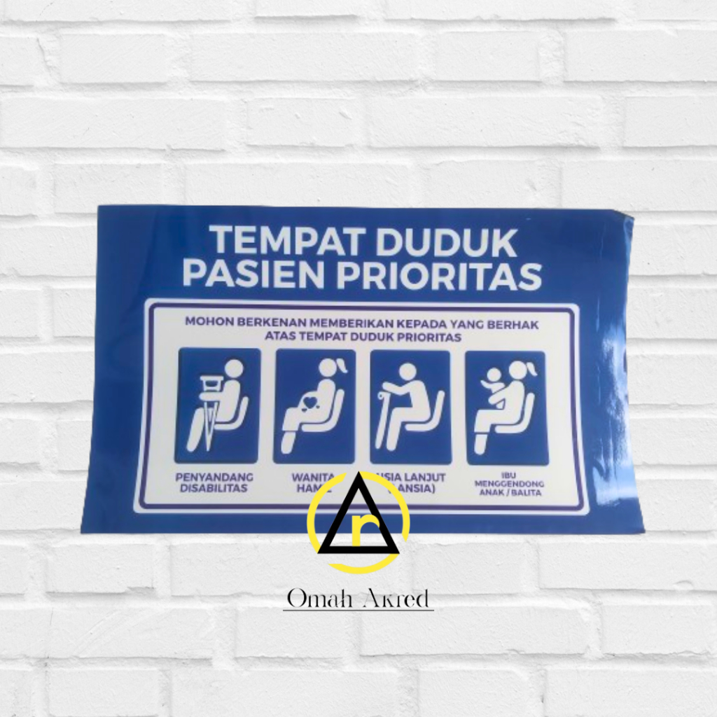 Jual Stiker Tempat Duduk Prioritas Priority Seat Shopee Indonesia