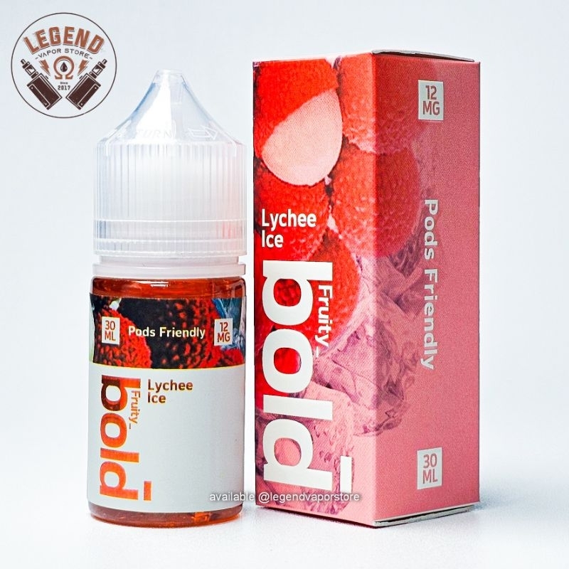 Jual SALT NIC LIQUID BOLD Lychee Ice 30ML 12MG AUTHENTIC Shopee