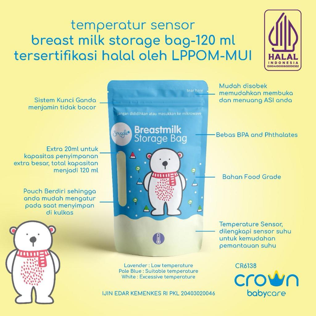 Jual CROWN Kantong Asi 100 Ml Breastmilk Storage Isi 30 100 20 Ml